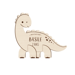 Cake topper dinosaure personnalisable - 123bougies