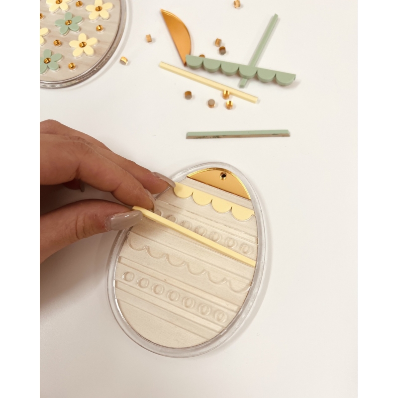 Oeuf de Pâques Décoration Kit, DIY Oeufs de Pâques Fabrication Colorant  Ensemble avec essoreuse à œufs, 8 Marqueurs+3 Oeufs, Cadeau de Jouet de  fête