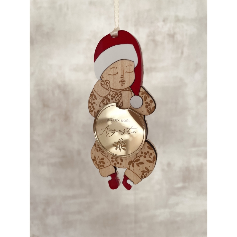 Kit créatif enfant, décoration Père Noël plexiglas - Print Your Love