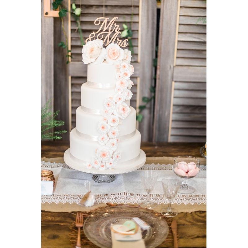 Cake Topper En Bois Mr Mrs Pour Wedding Cake Fabrication Francaise